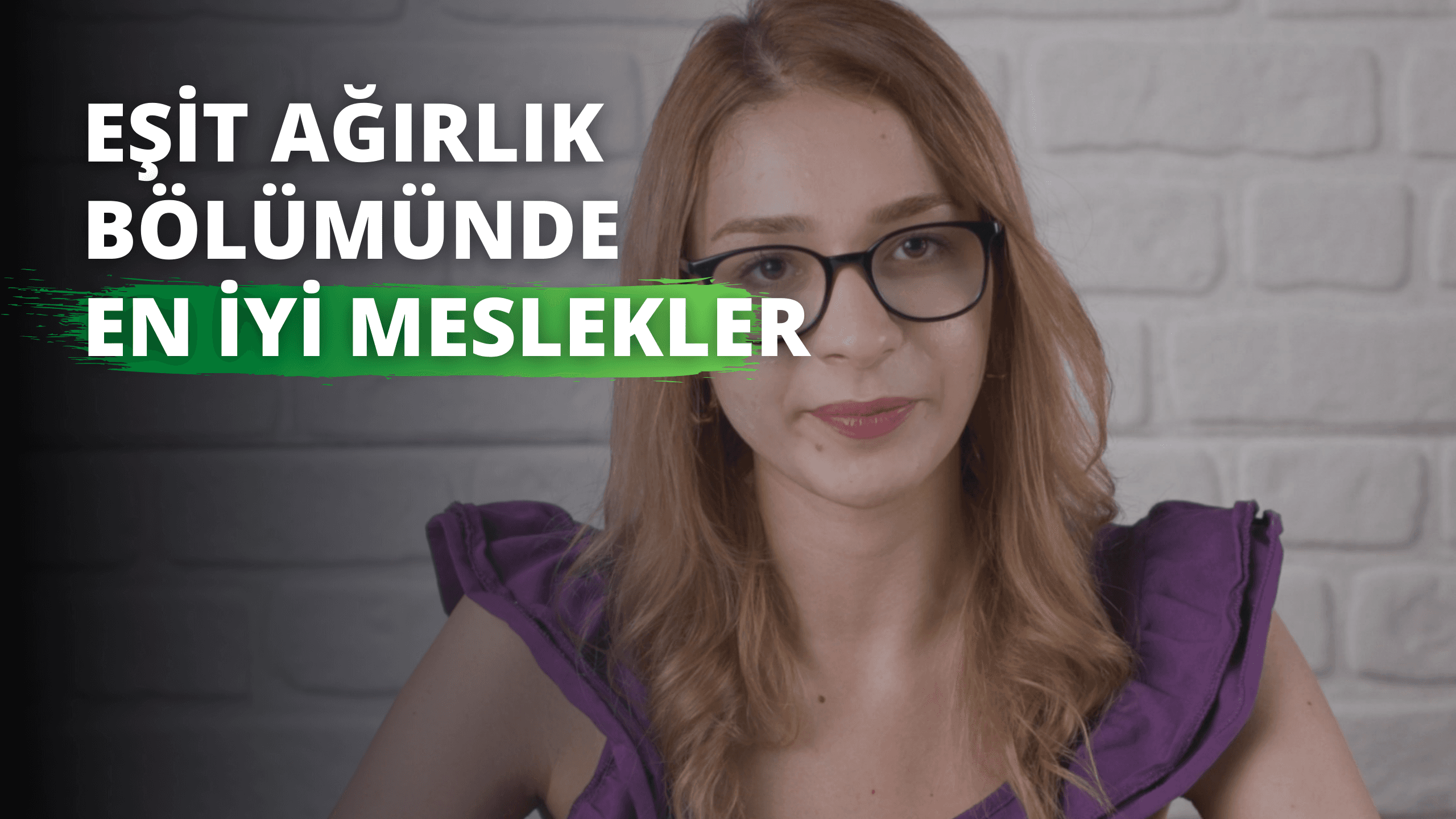 Eşit Ağırlık Bölümünde En İyi Meslekler