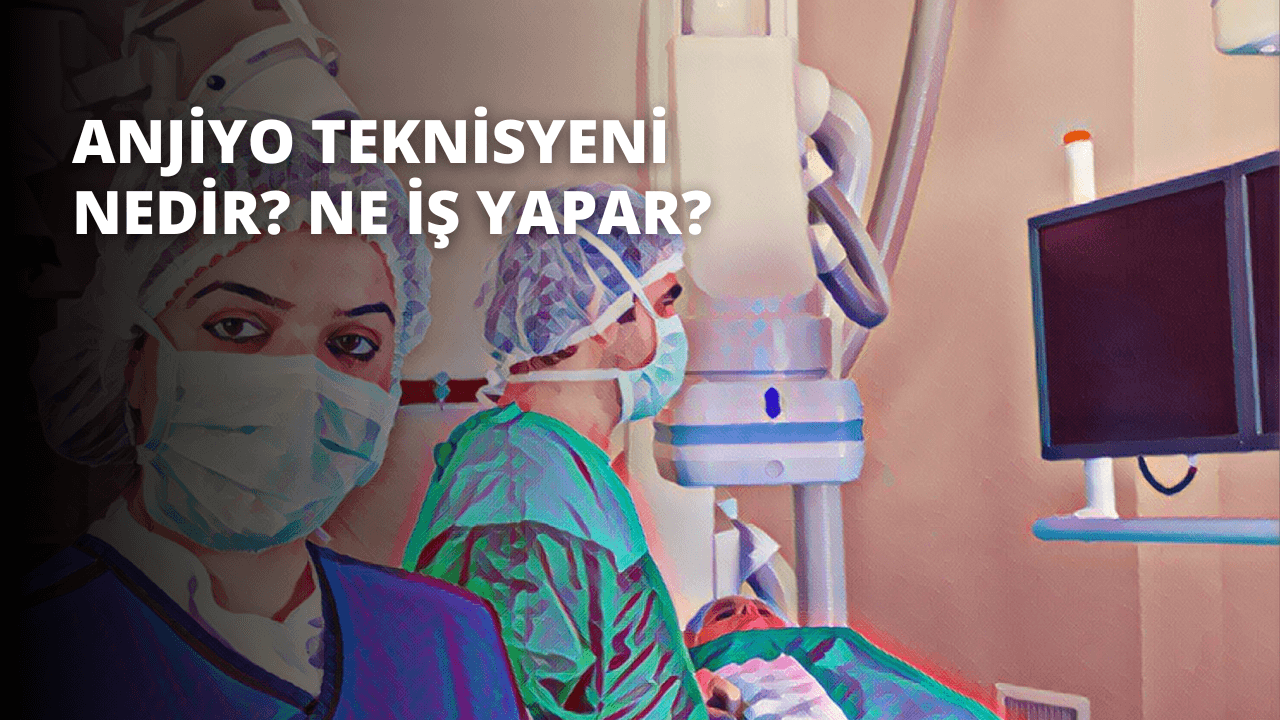 Tıbbi önlük ve cerrahi kep giyen bir grup insan bir sırada durmaktadır. Soldaki ilk kişi mavi bir cerrahi maske ve mavi bir cerrahi kep takan bir kadındır. Sıradaki ikinci kişi açık mor bir cerrahi maske ve açık mor bir cerrahi kep takıyor. Üçüncü kişi beyaz bir cerrahi maske ve beyaz bir cerrahi başlık takmaktadır. Grubun sağında koyu mavi çerçeveli kare bir nesne vardır. Nesnenin merkezi mor, çerçevesi ise koyu mavi renktedir. Gruptaki tüm insanlar koruyucu gözlük ve lateks eldiven giyiyor. Uzakta bir şeye odaklanmış gibi görünüyorlar.