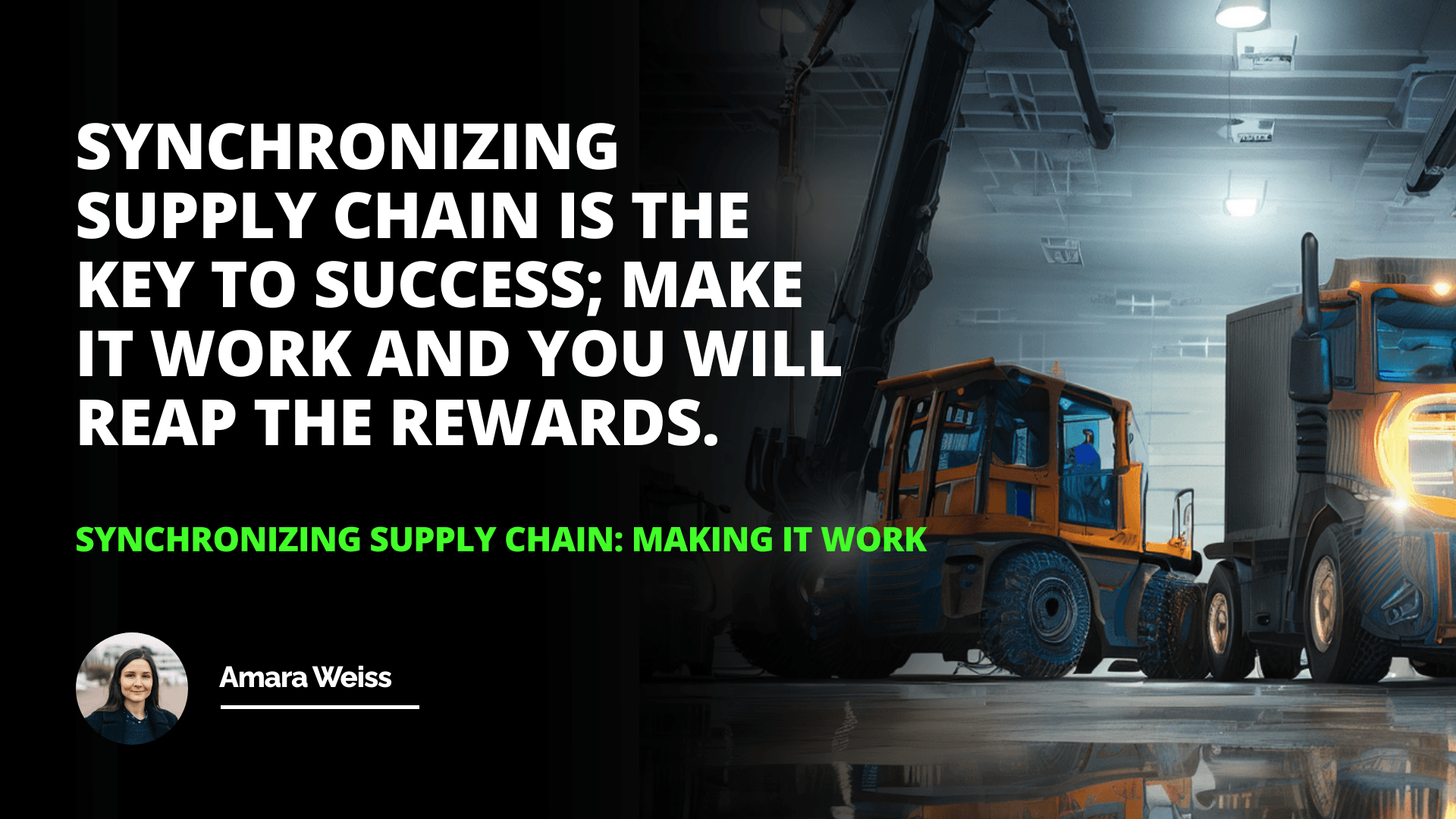 Synchronizing Supply Chain: Making it Work
