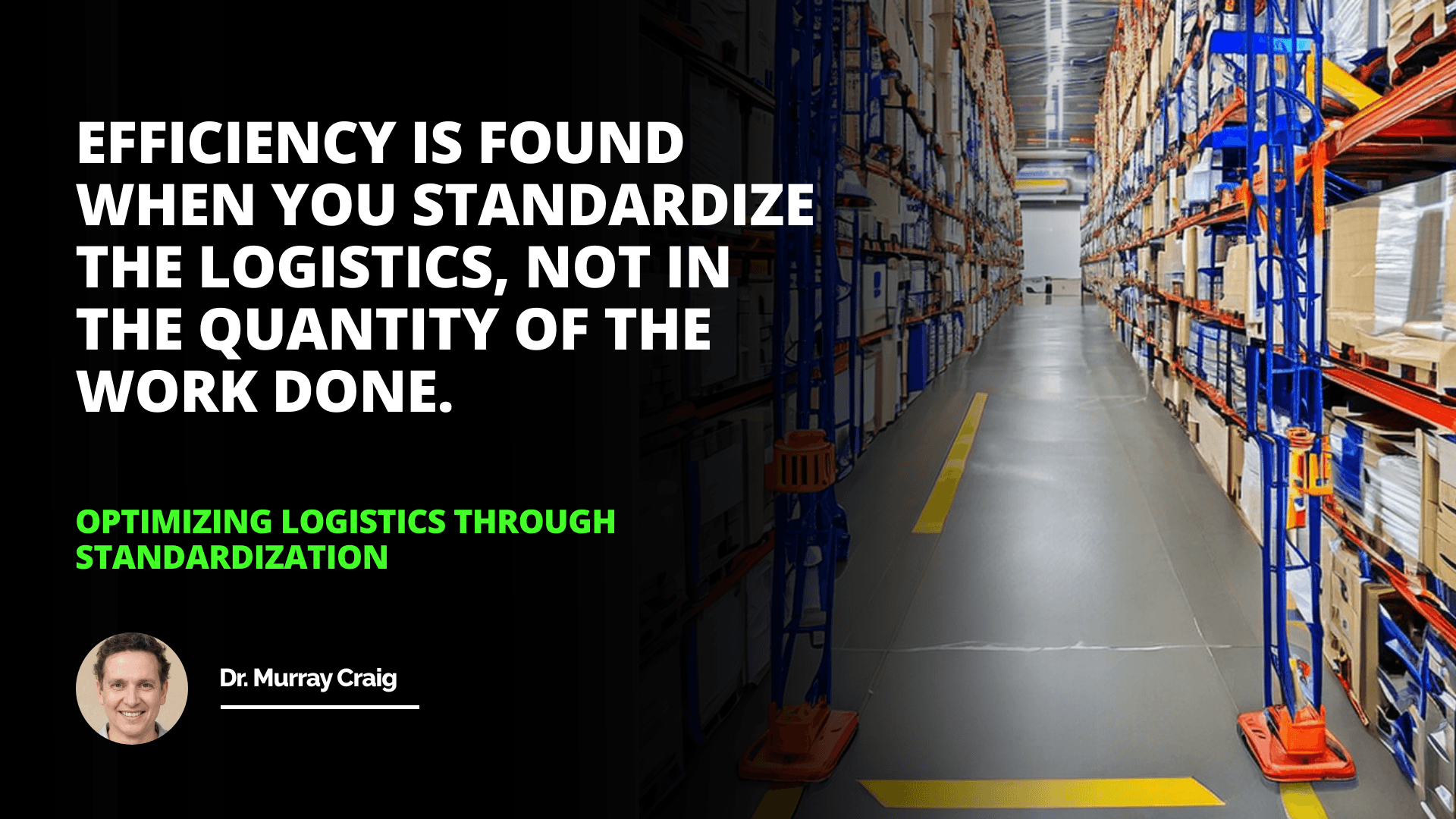 Optimizing Logistics Through Standardization
