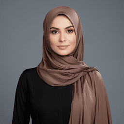 Linkedin profile photo, works in logistics, 25-30 years old, business professional, logistics expert, woman, corporate clothing, Kuwaiti, real photo, no makeup, original, 100 percent real, flat background, studio shot, realistic, focus on face, portrait photo, Fatima Al-Sabah, Kuwait