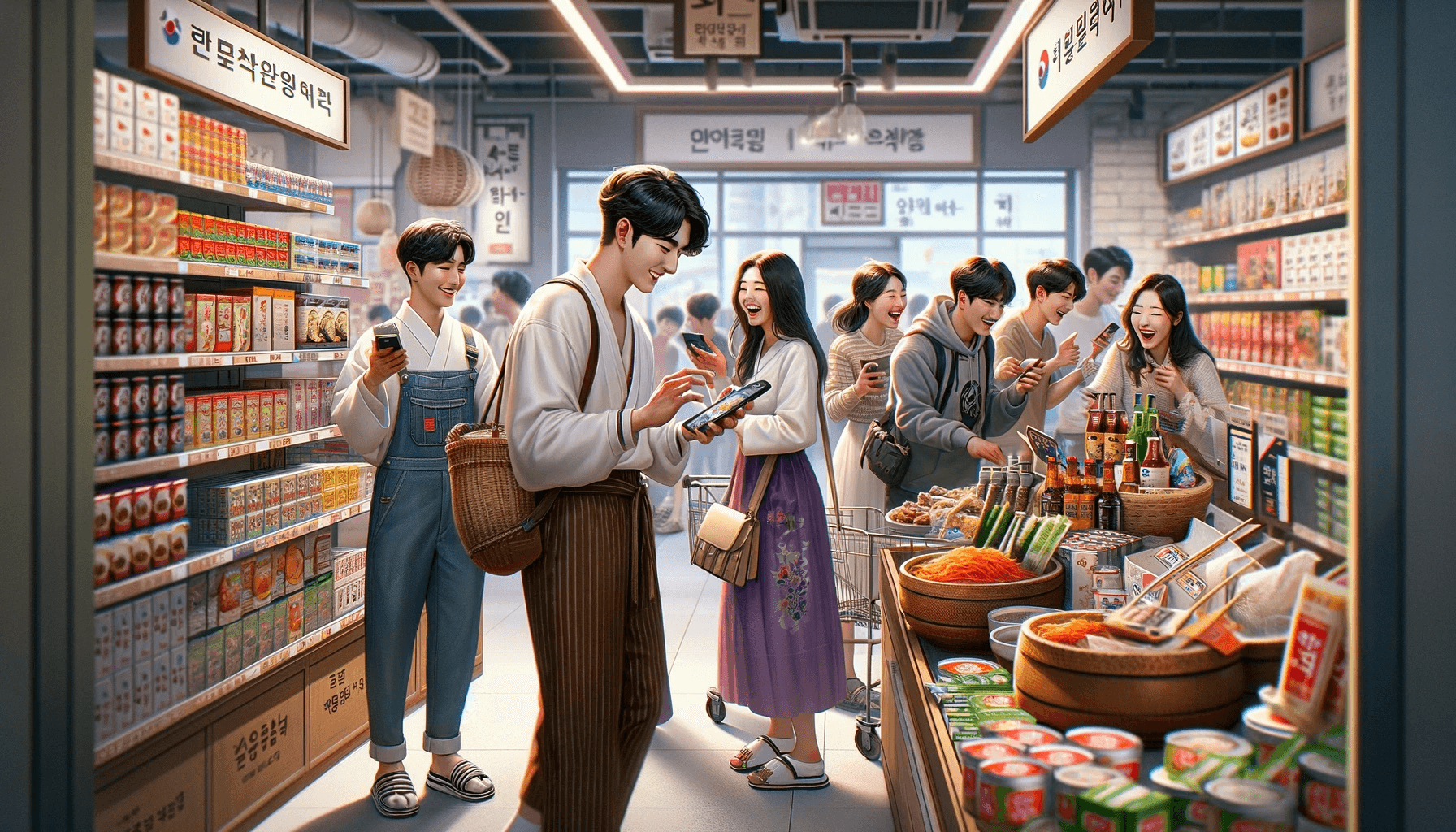 Korece'de Süpermarket Alışverişi: Pratik İfadeler