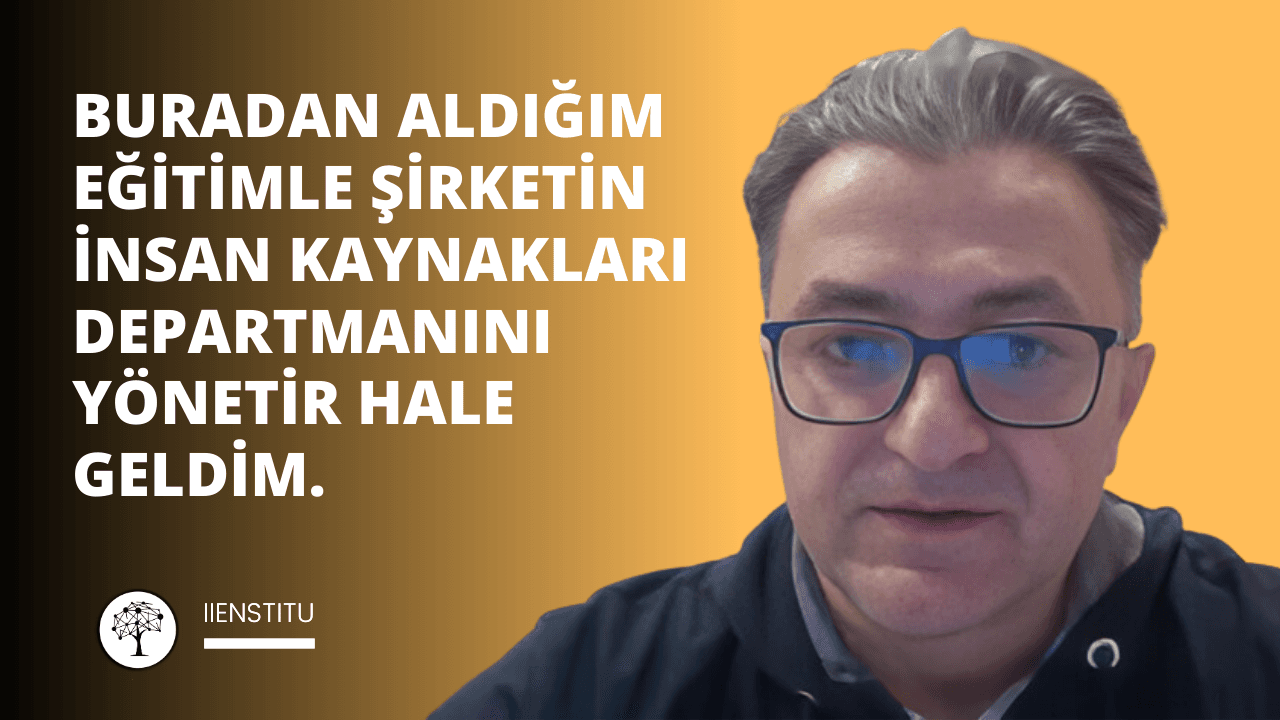 Merhaba, ben Mustafa Kemal. IIENSTITU'nün insan kaynakları sertifika programına katıldım. Sertifika programı sayesinde işim için ekstra bir yetenek kazandım. IIENSTITU'nün sistemini kullanarak derslere girmek ve üye olmak çok kolaydı. Aldığım sertifika ayrıca uluslararası geçerliliğe sahip. İş yerimde de bu sertifika sayesinde İnsan Kaynakları programını yönetmeye başladım. İstanbul Enstitü'ye bana bu fırsatları sağladığı için teşekkür ediyorum.