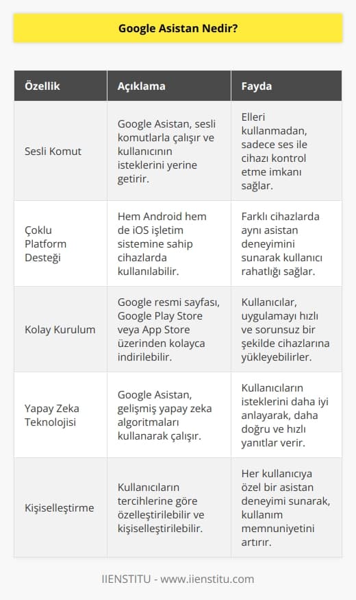 Özellikle    telefonlar için tasarlanmış asistan uygulaması olarak tanımlanır. Hem  hem de İOS işletim sistemine sahip cihazlarda kullanılabilen asistan uygulamasıdır. Bu yapay zeka uygulamasını cihazınıza indirmek için Google resmi sayfasını, Google Play Store’u veya AppStore’u kullanabilirsiniz.