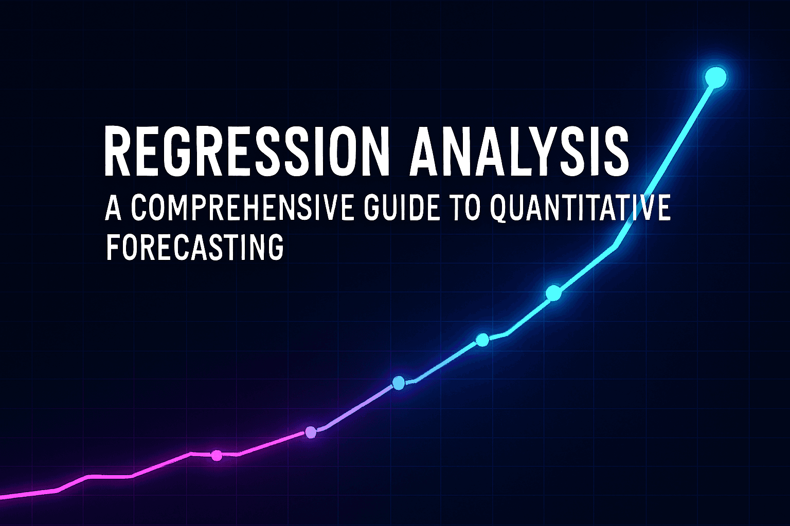 Master regression analysis for accurate forecasting with our expert guide. Dive into quantitative methods for predictive insights.